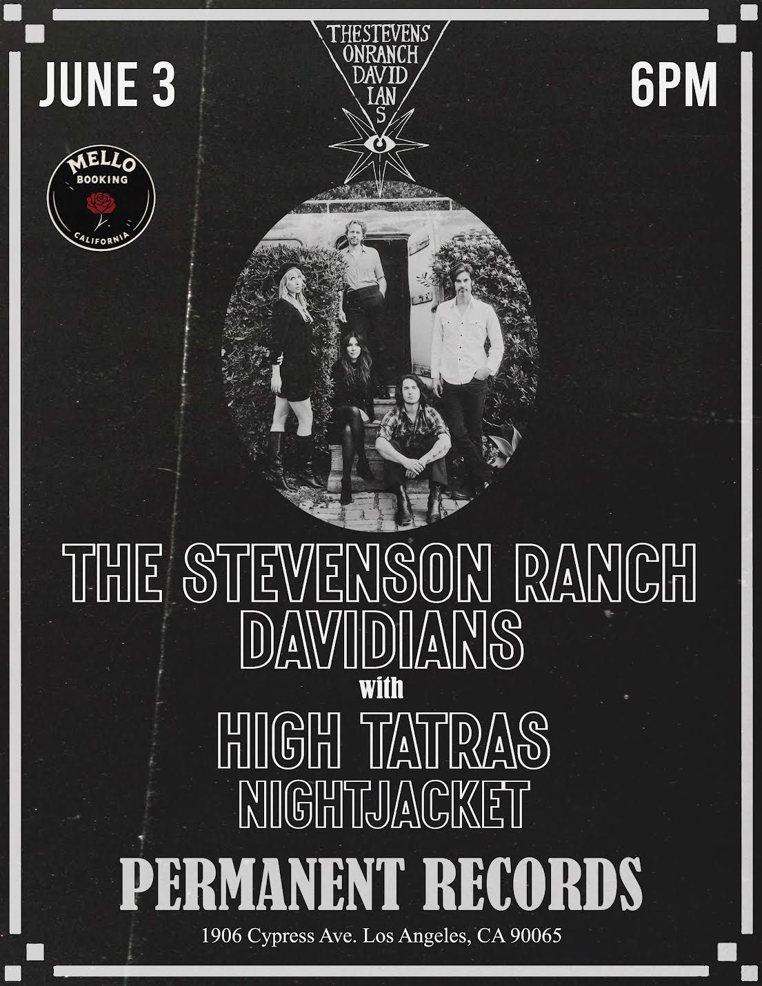 The Stevenson Ranch Davidians / High Tatras / Nightjacket