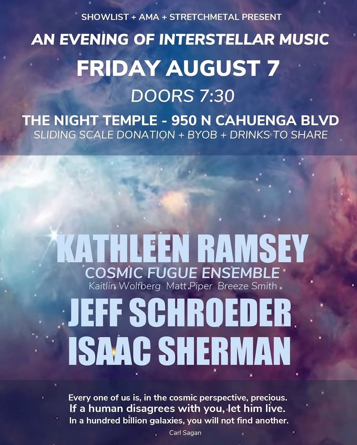 An Evening of Interstellar Music