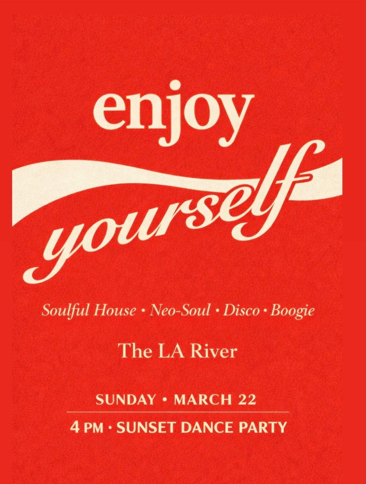 Sunset Dance Party on the LA River