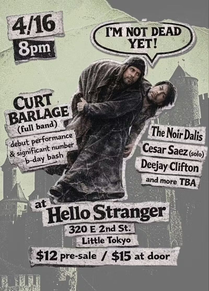 Curt’s Debut Show & B-Day Bash