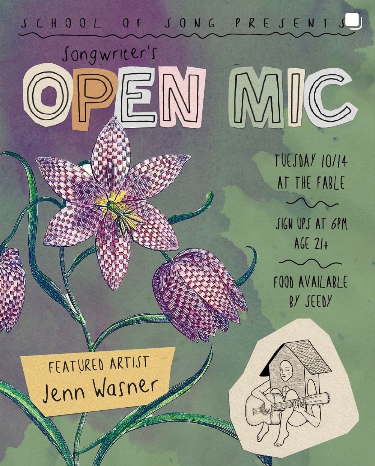 School of Song presents - Open Mic