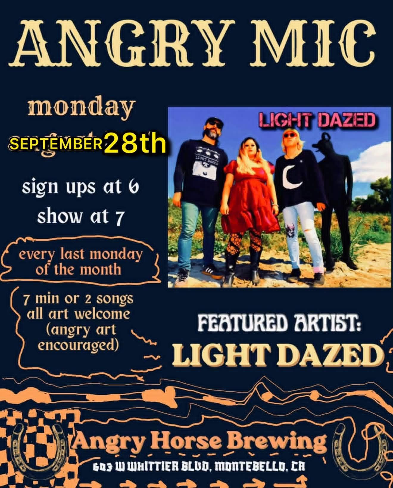 Light Dazed / Open Mic