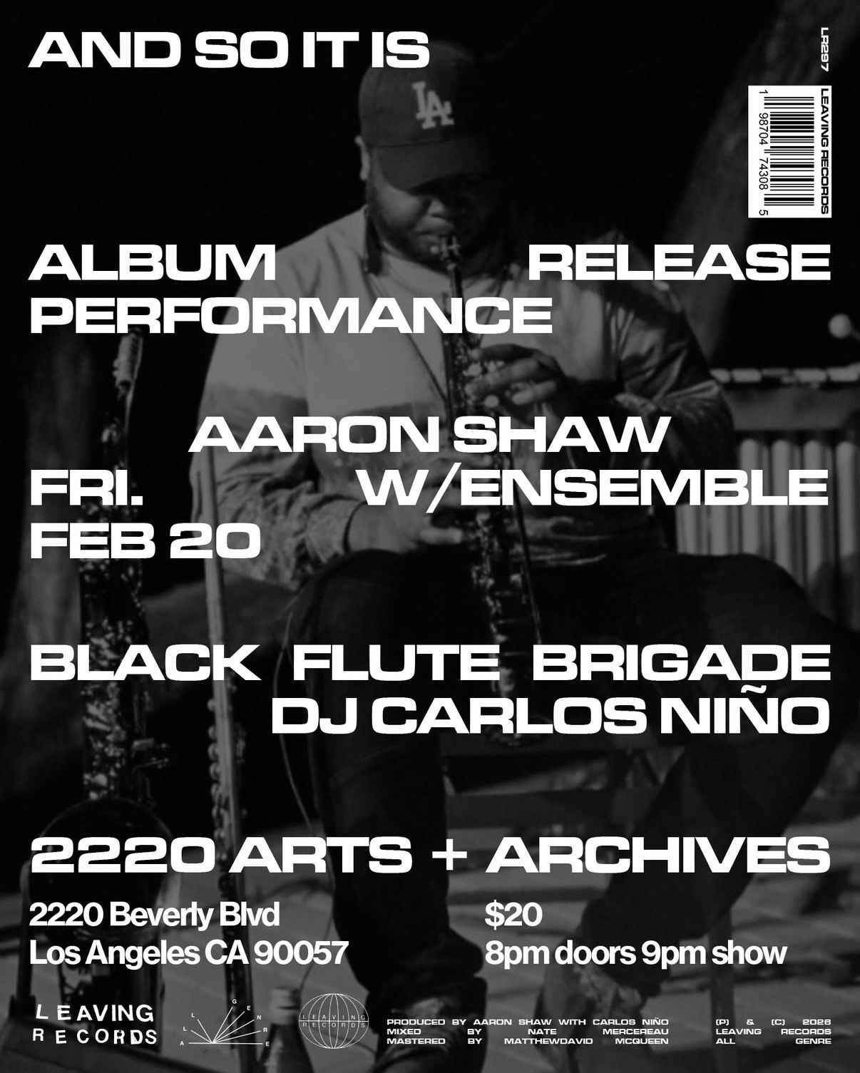 Aaron Shaw / Black Flute Brigade / DJ Carlos Niño