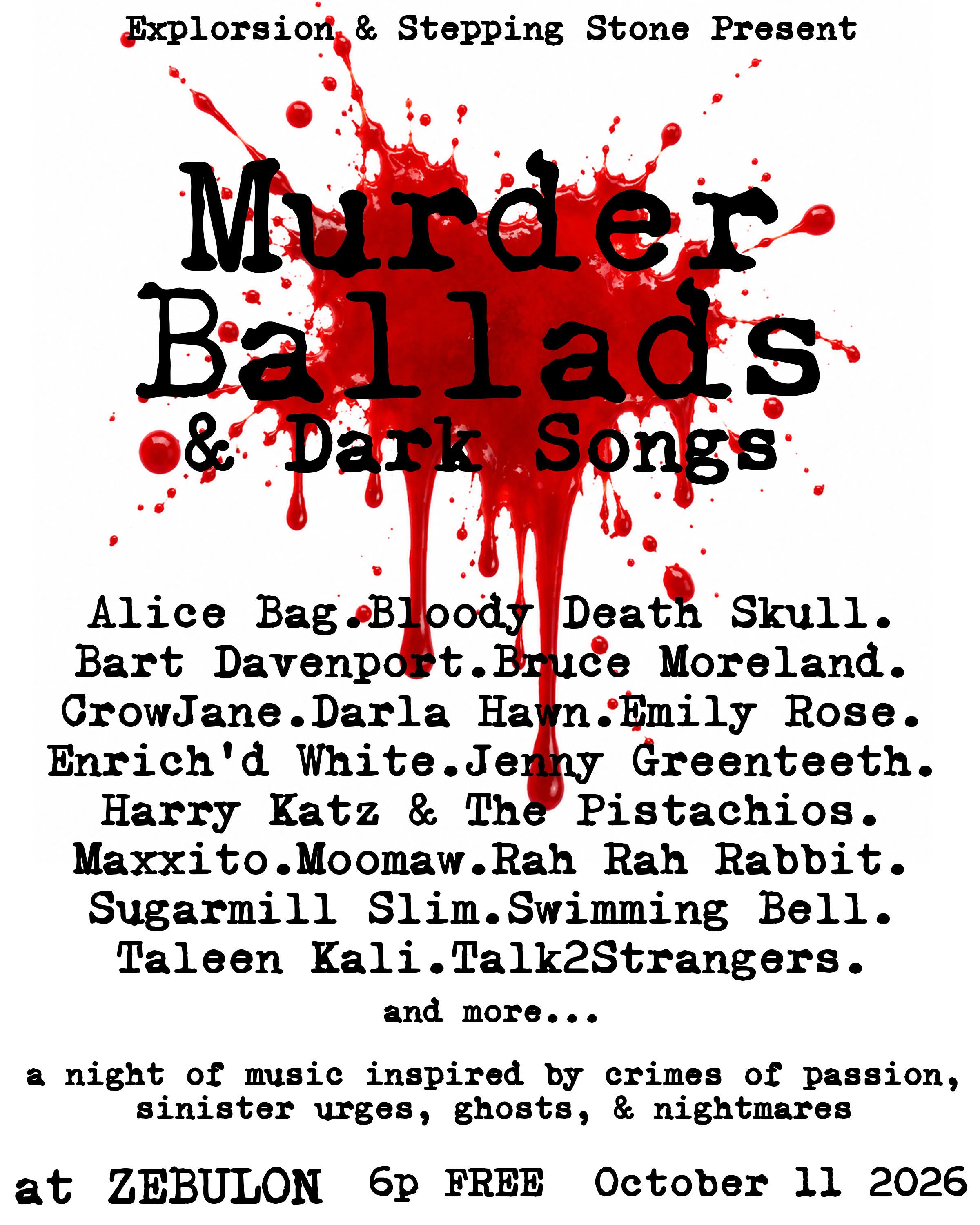 Murder Ballads & Dark Songs