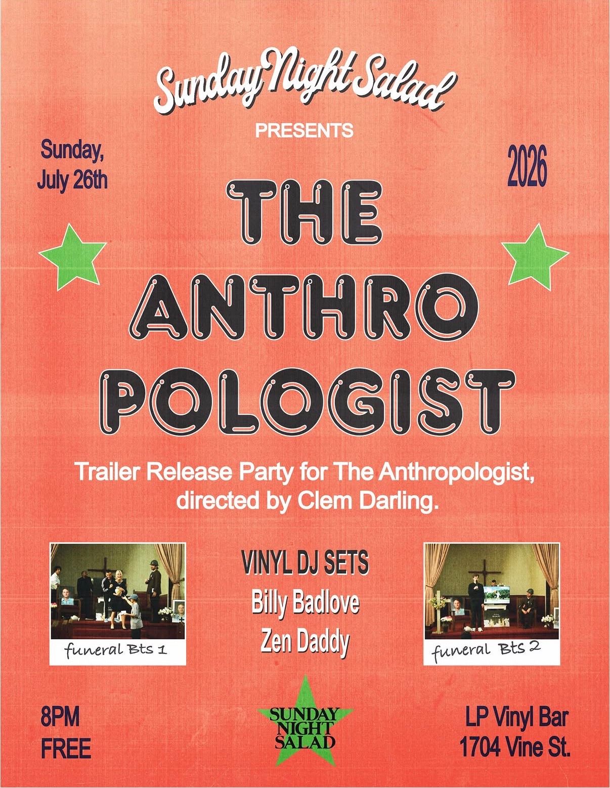 The Anthropologist Trailer Release Party