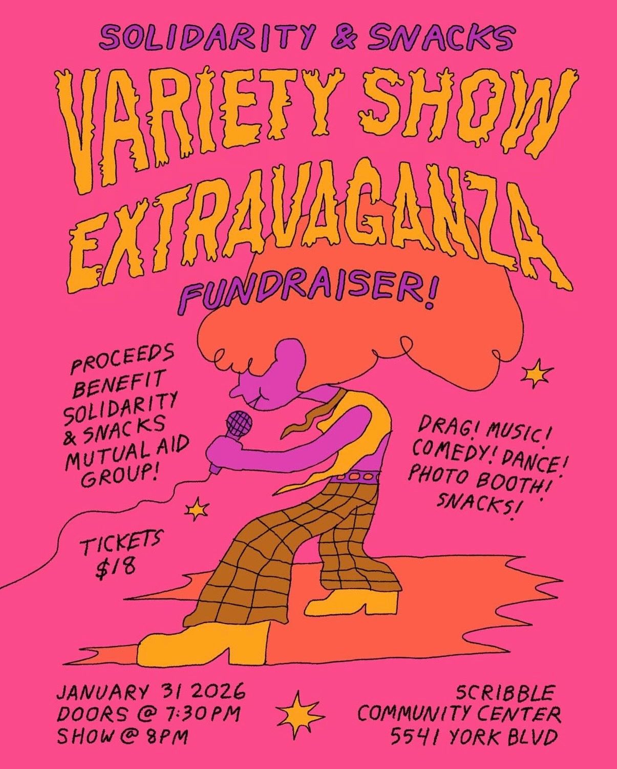 Variety Show Extravaganza Fundraiser