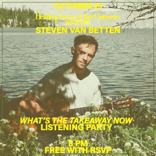Steven Van Betten Listening Party
