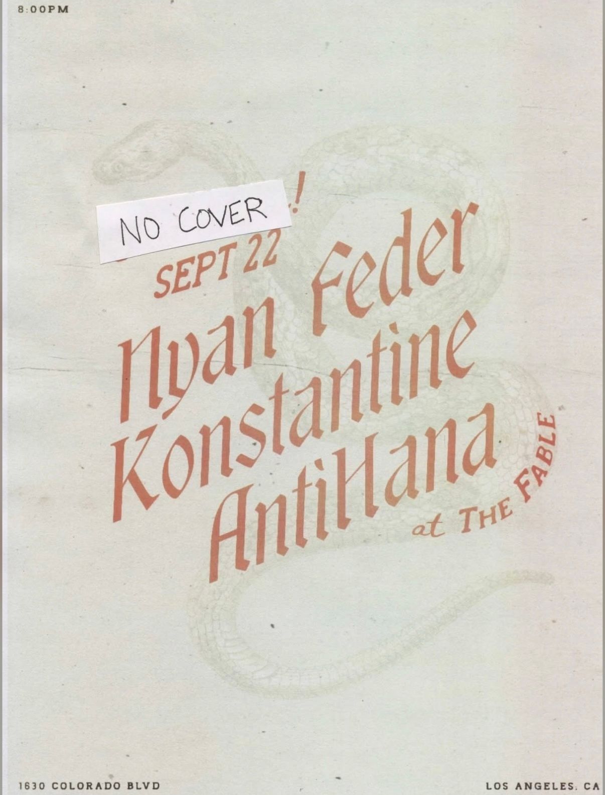 Nyan Feder / Konstantine / AntiHana