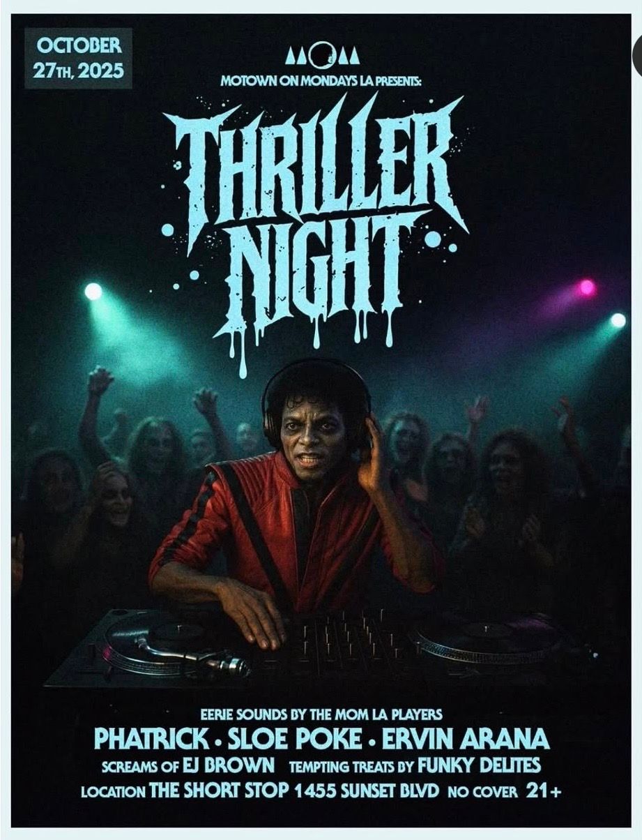 Motown on Mondays Presents: Thriller Night 