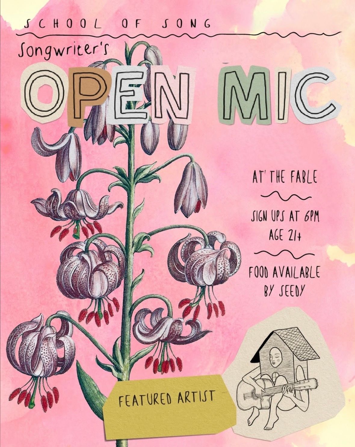 Songwriter's Open Mic