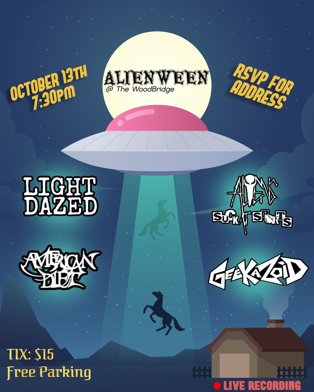 Aliens Suck At Sports / Light Dazed / American Diet / Geekazoid