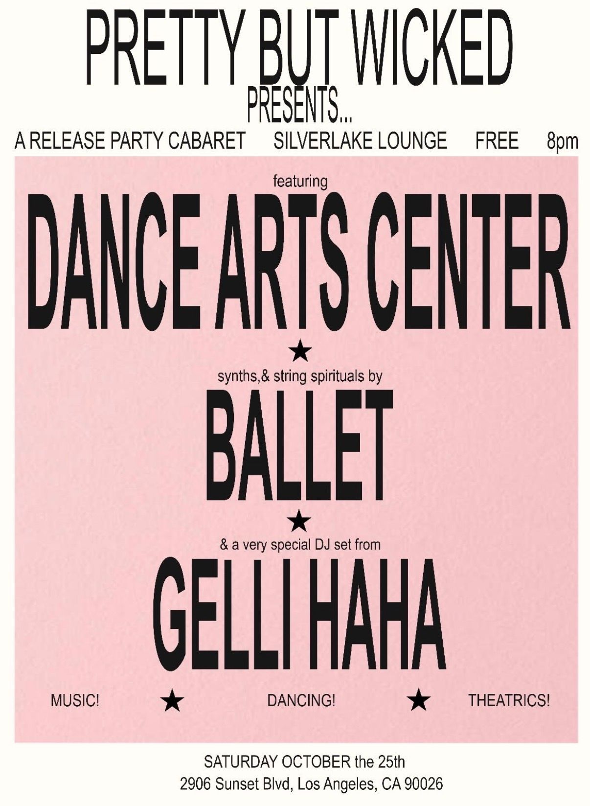 Dance Arts Center / Ballet / DJ Gelli Haha