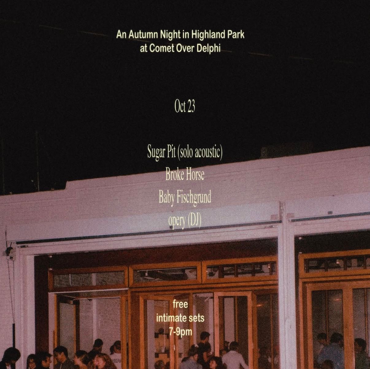 Sugar Pit / Broke Horse / Baby Fischgrund / Opery (DJ)