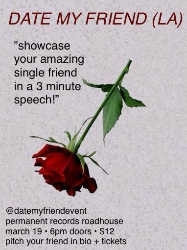 Date My Friend (LA) 