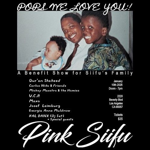 Pink Siifu Family Benefit Concert