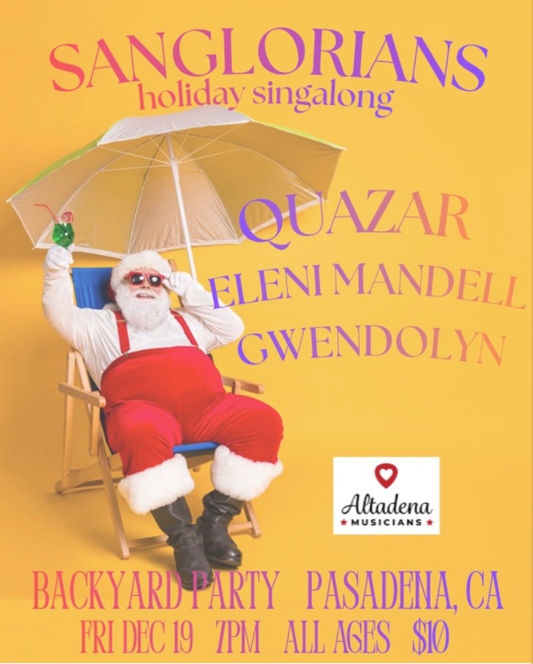 Sanglorians Holiday Sing-along