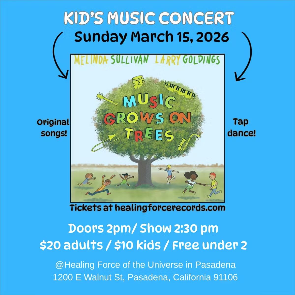 Music Grows On Trees with Melinda Sullivan + Larry Goldings