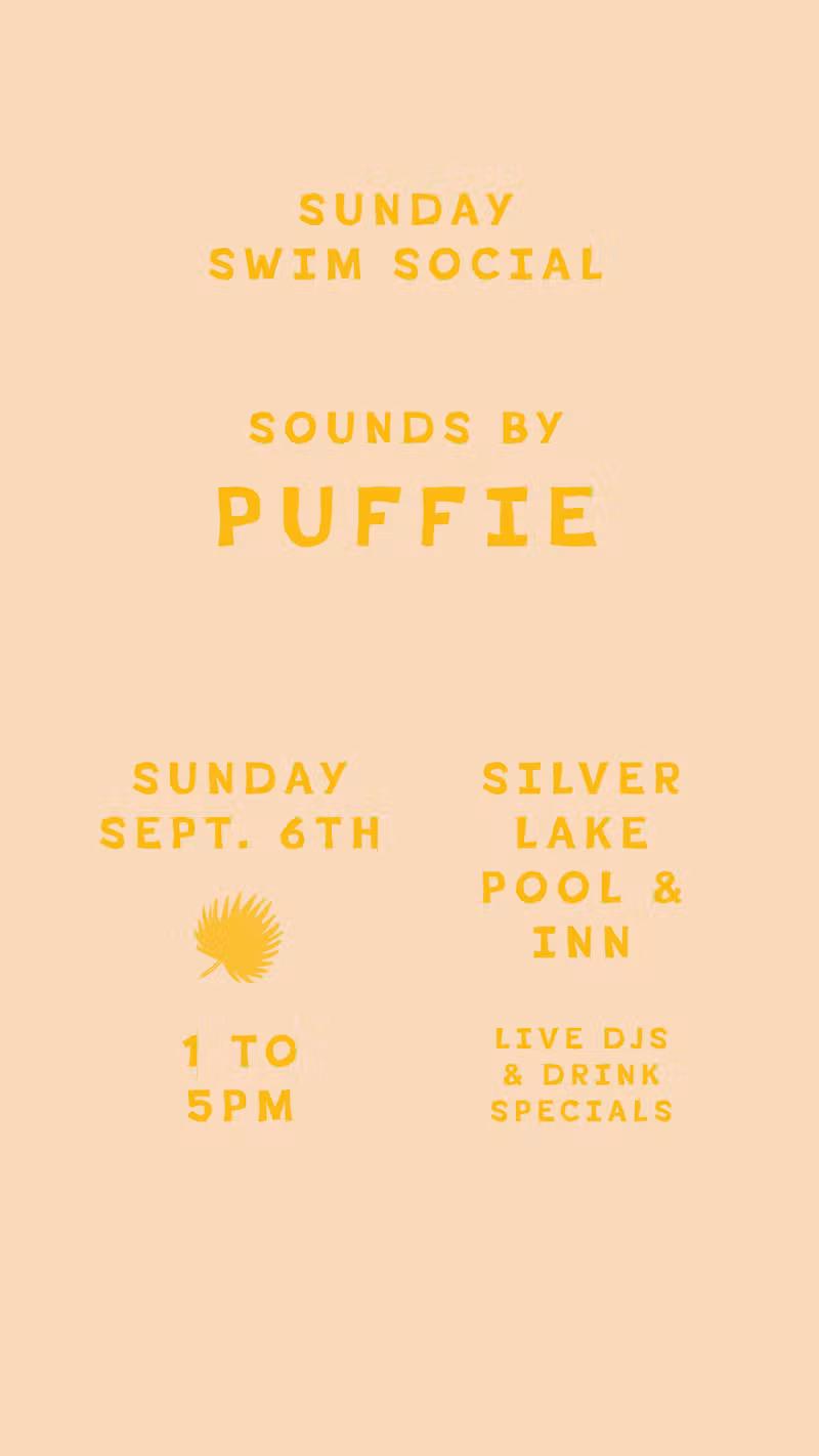 Sunday Swim with Puffy