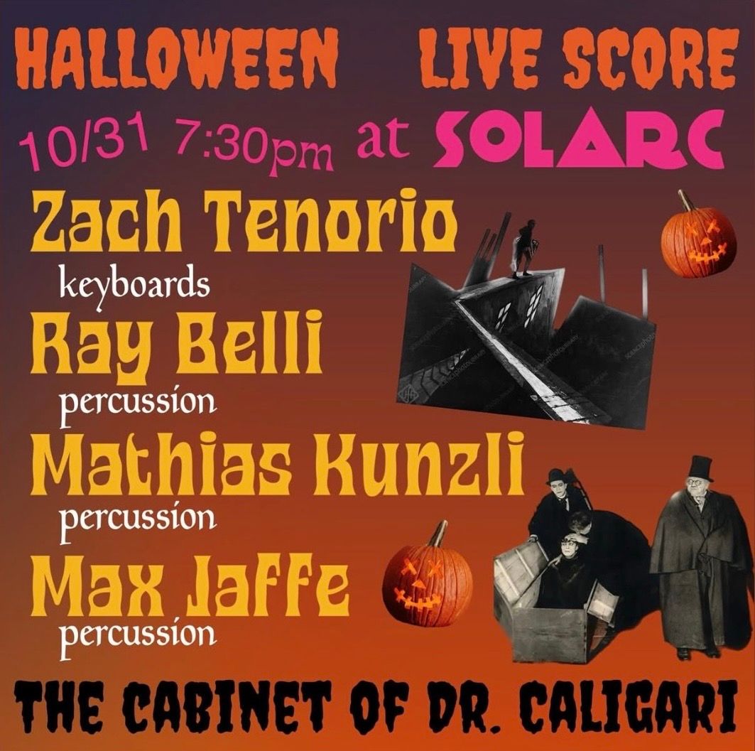 Halloween "The Cabinet of Dr. Caligari" Live Score