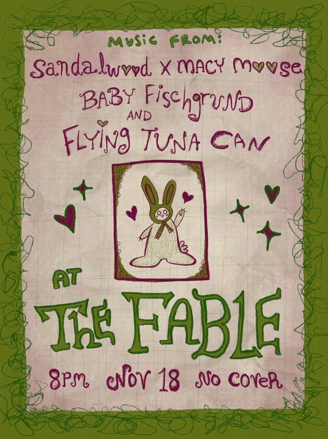 Sandalwood & Macy Moose / Baby Fischgrund / Flying Tuna Can