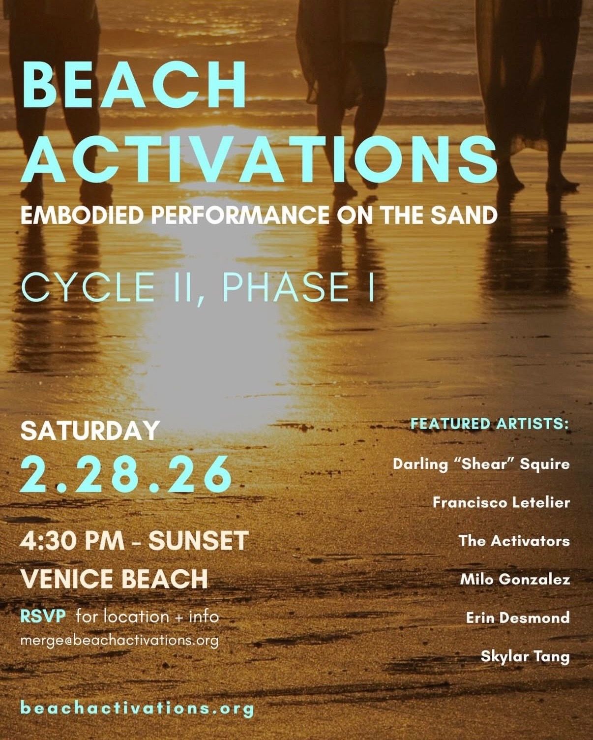 Beach Activations - Embodied Performance on the Sand