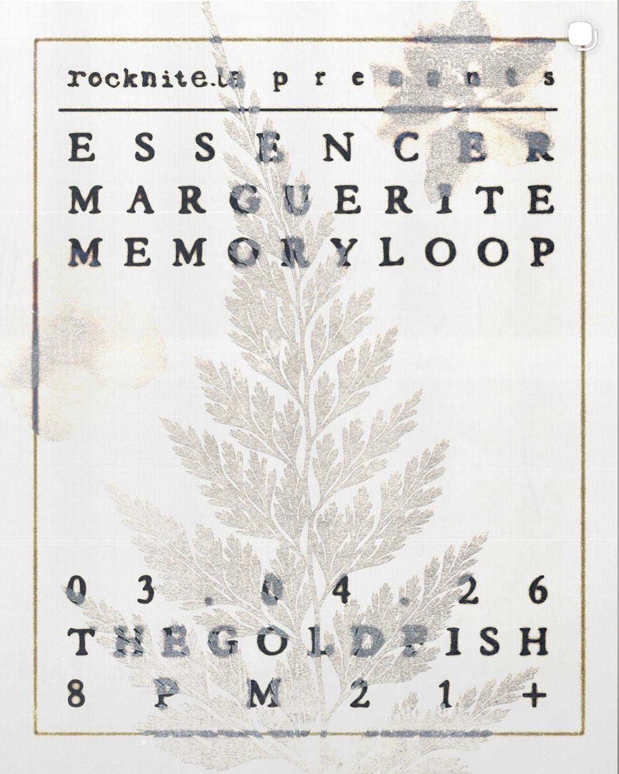 Essencer / Marguerite / Memory Loop