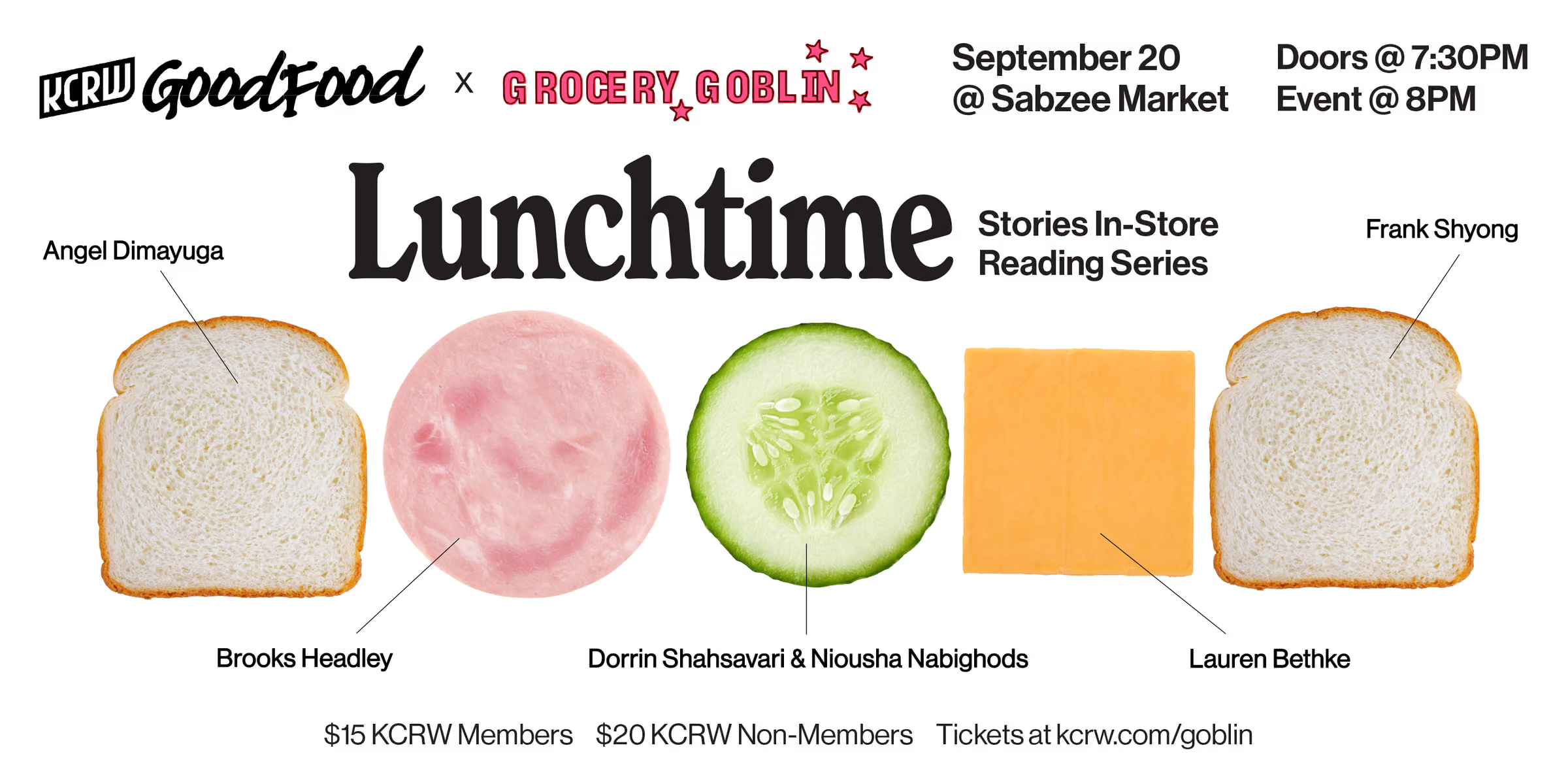 KCRW’s Good Food x Grocery Goblin’s Stories In-Store: Lunchtime