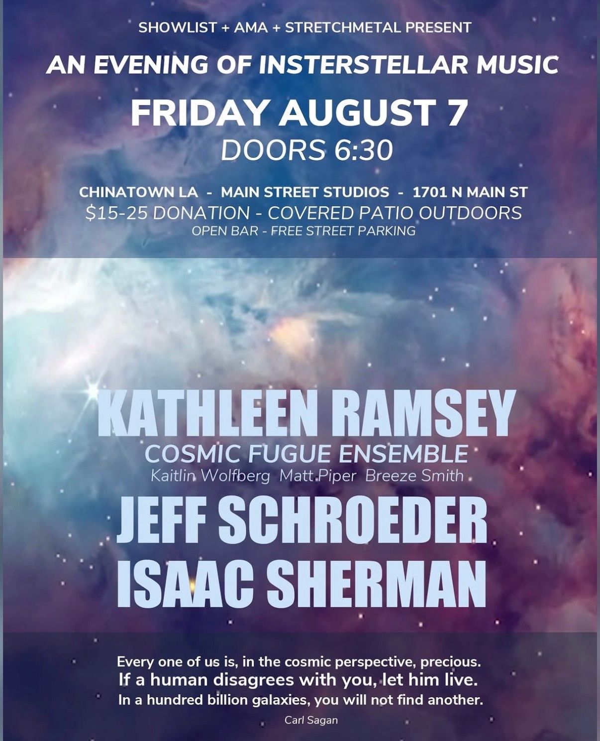 An Evening of Interstellar Music