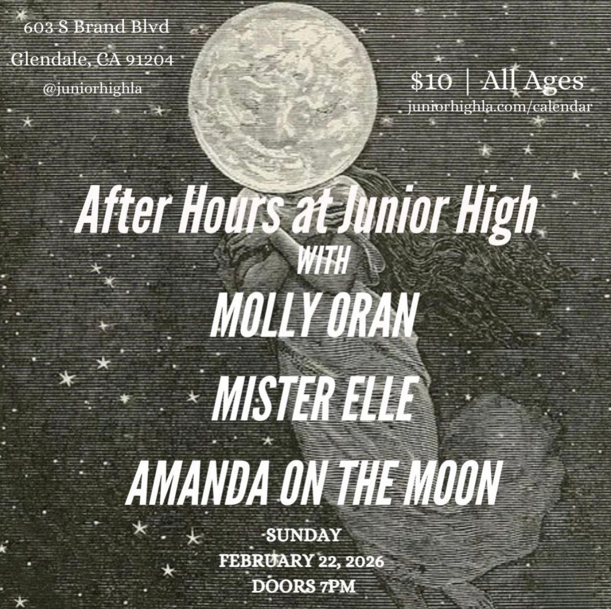 Molly Oran / Mister Elle / Amanda On the Moon