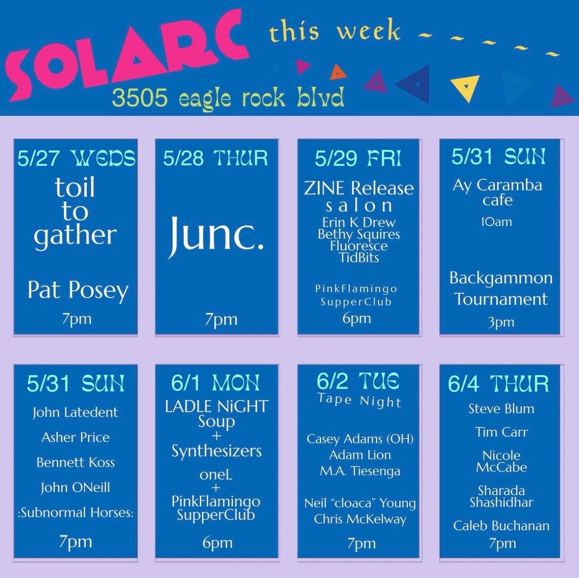 Sounds at SOLARC