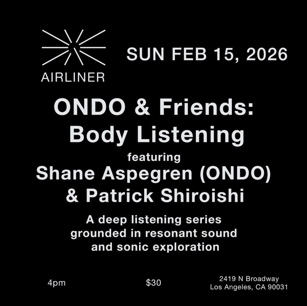 Ondo & Friends: Body Listening