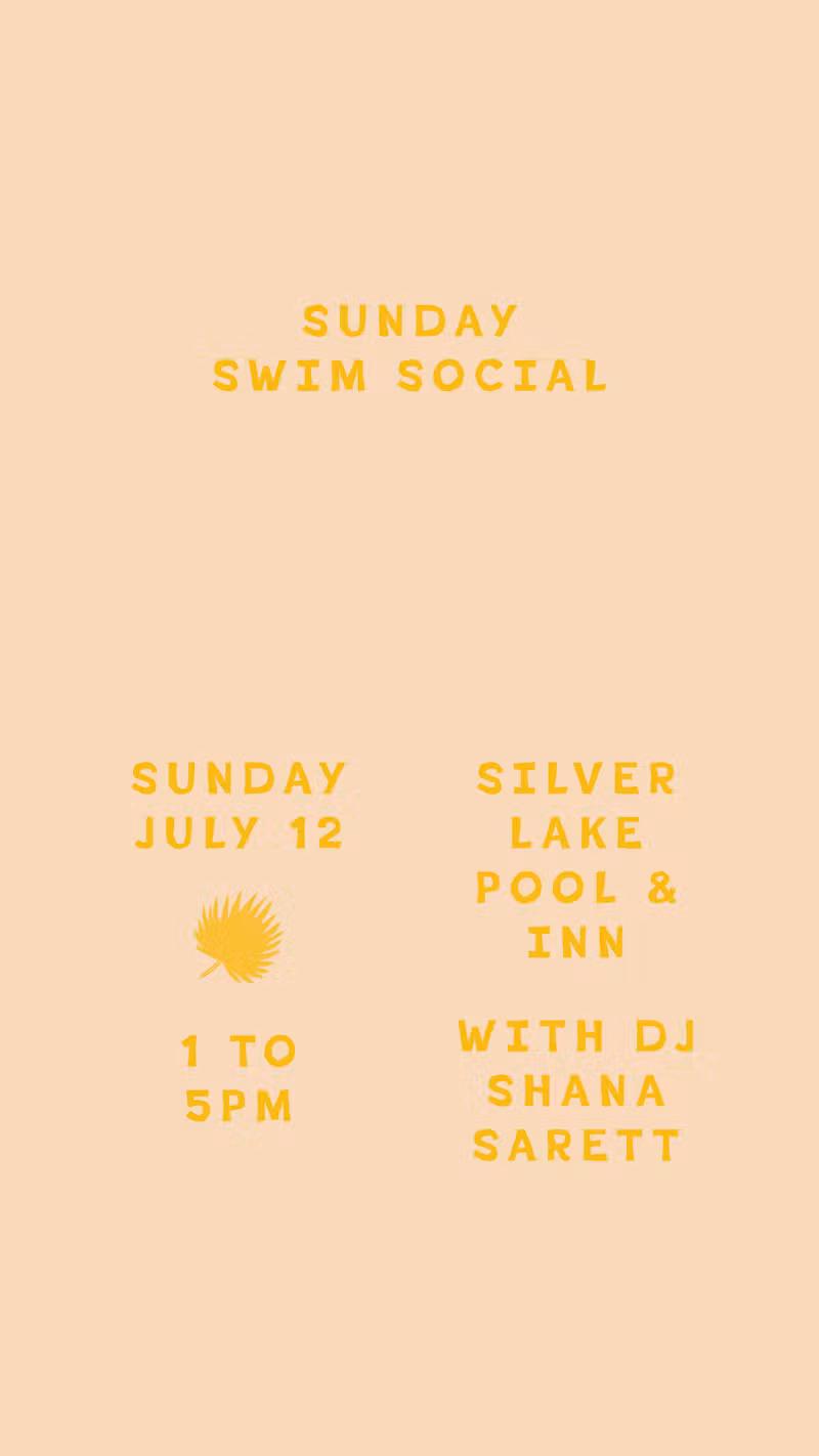 Sunday Swim with Shana Sarett