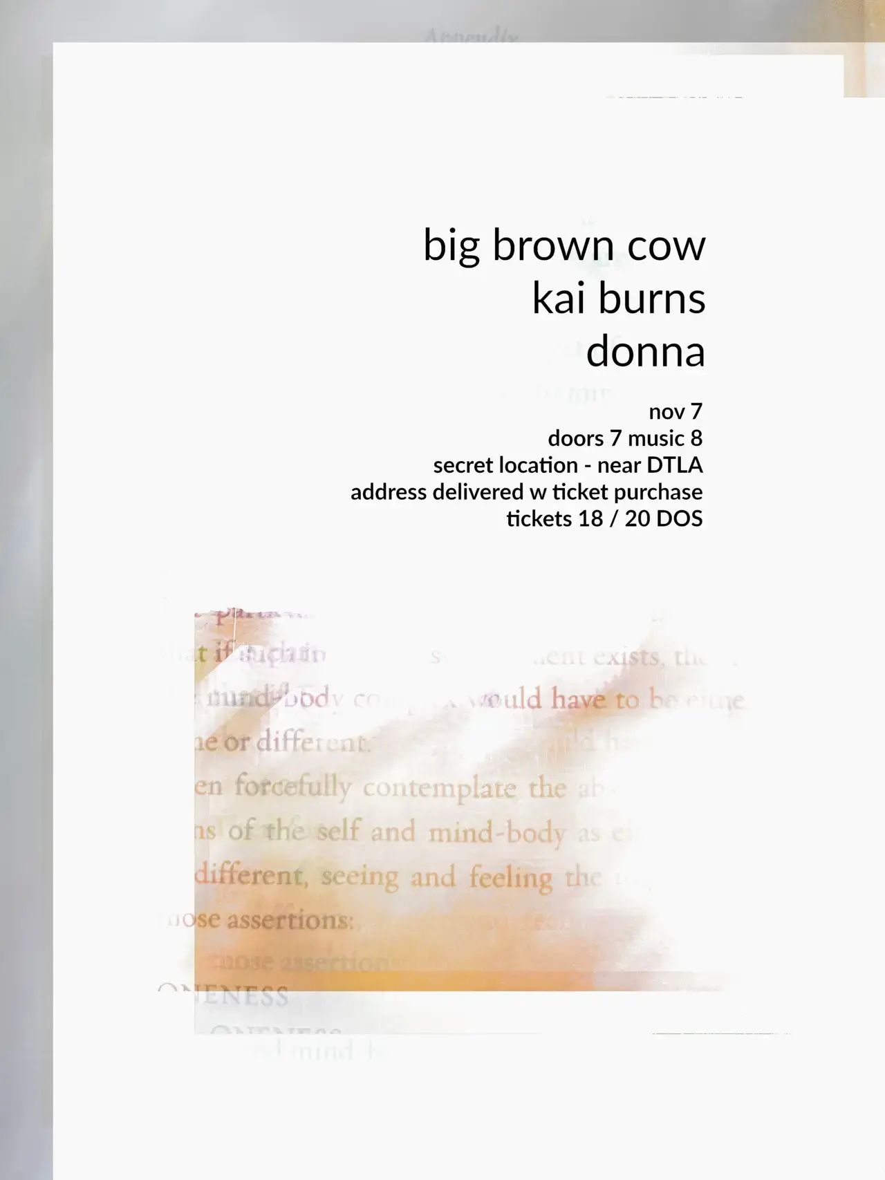Big Brown Cow / Kai Burns / Donna