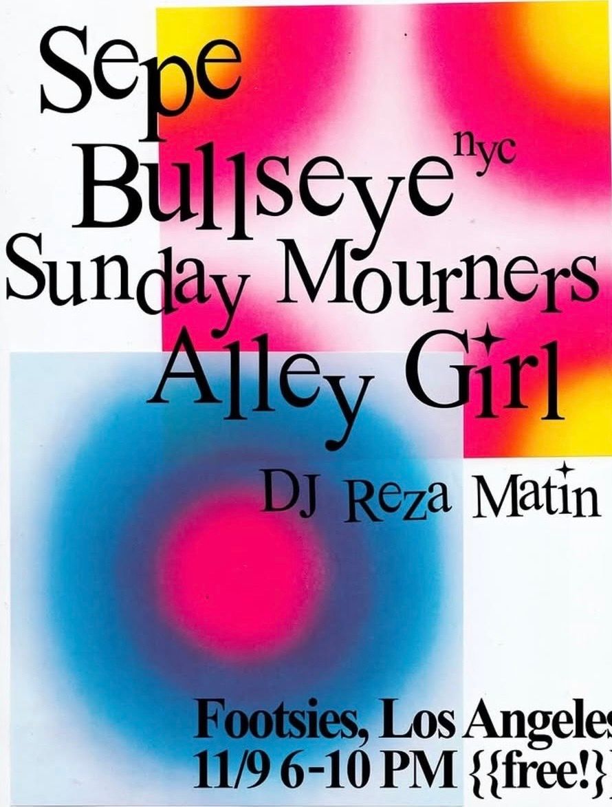 Sepe / Bullseye / Sunday Mourners / Alley Girl