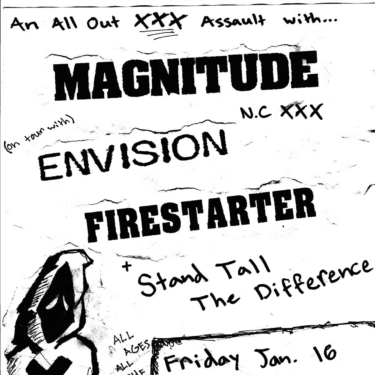 Magnitude / Envision / Firestarter / Stand Tall / The Difference