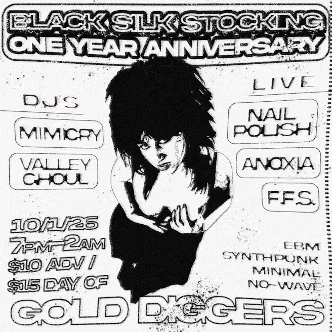 Black Silk Stocking 1 Year Anniversary