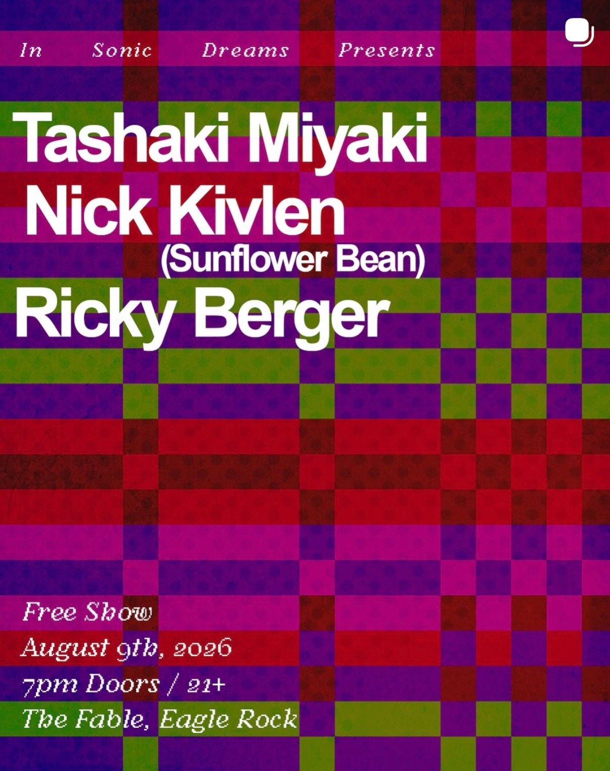 Tashaki Miyaki / Nick Kivlen / Ricky Berger