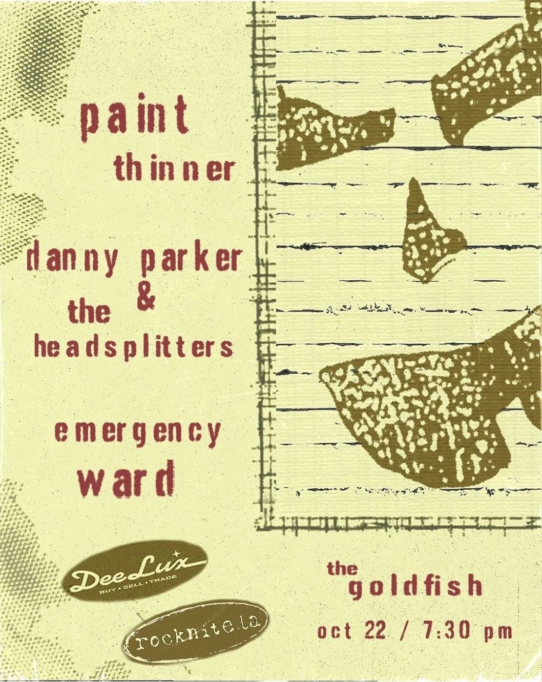 Paint Thinner / Danny Parker & the Headsplitters / Emergency Ward