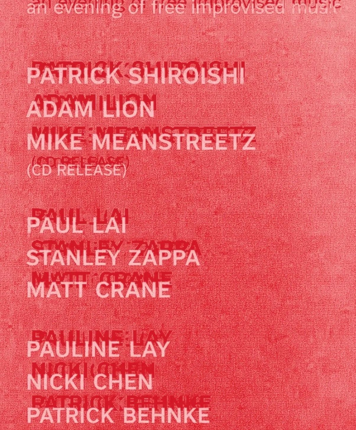 Tres Trios - A Night of Improvised Music