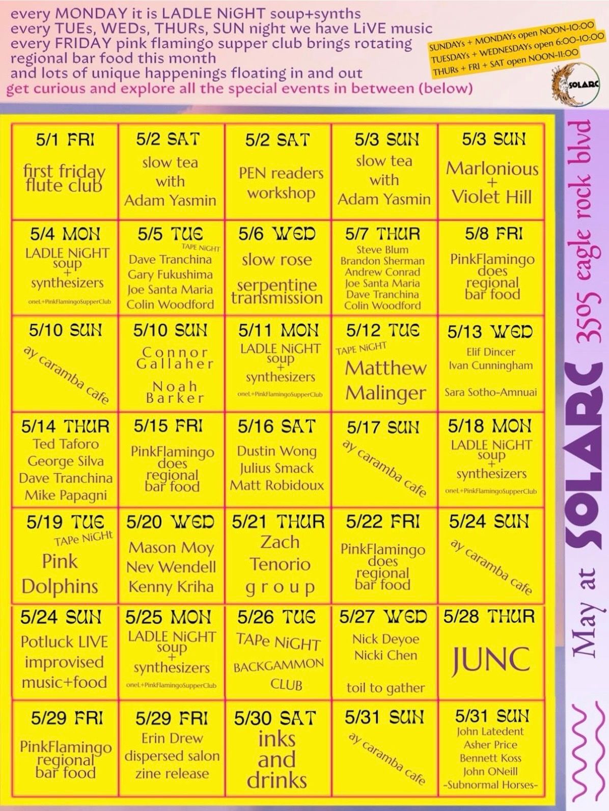 Sounds at SOLARC