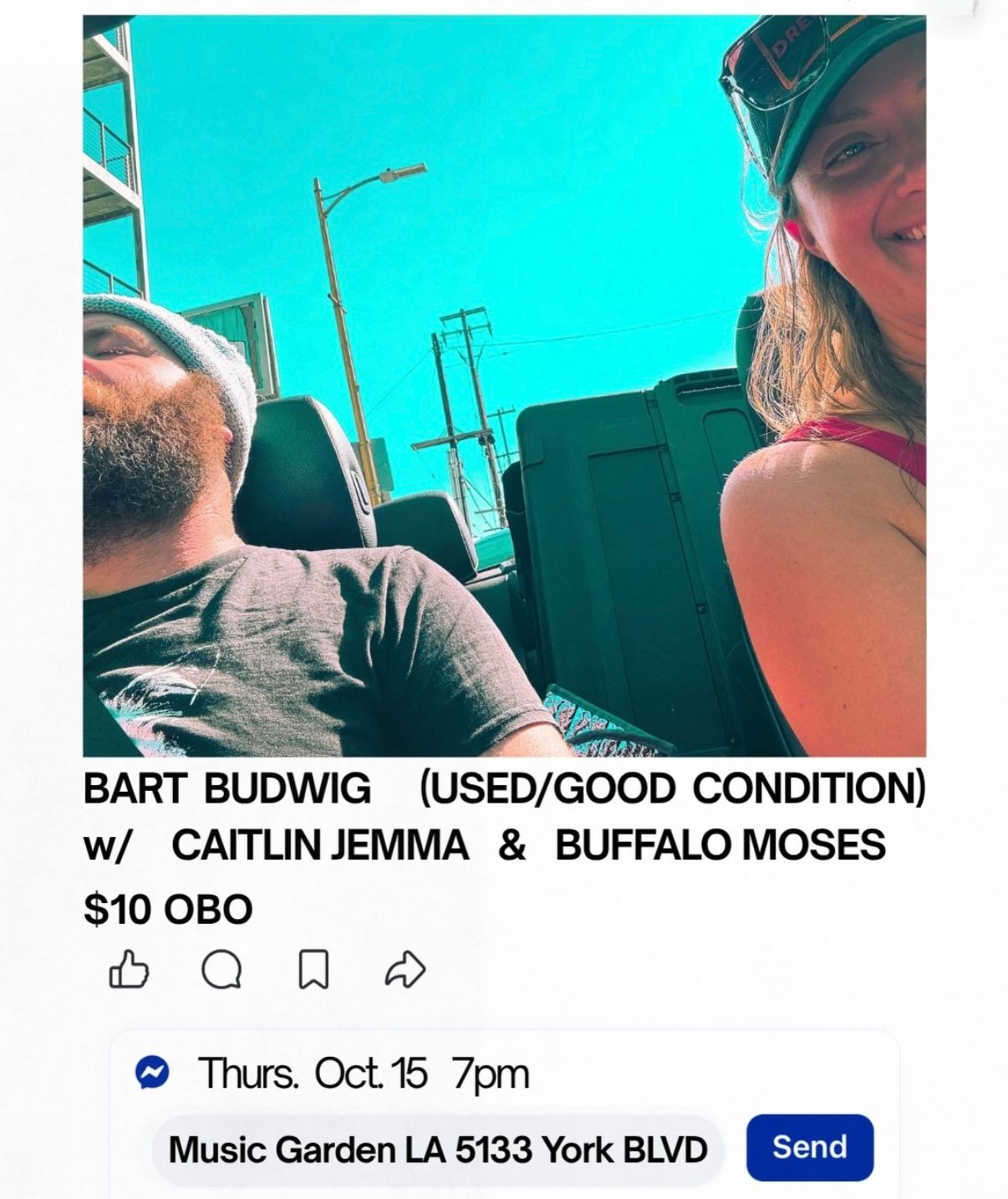 Bart Budig / Caitlin Jemma / Buffalo Moses