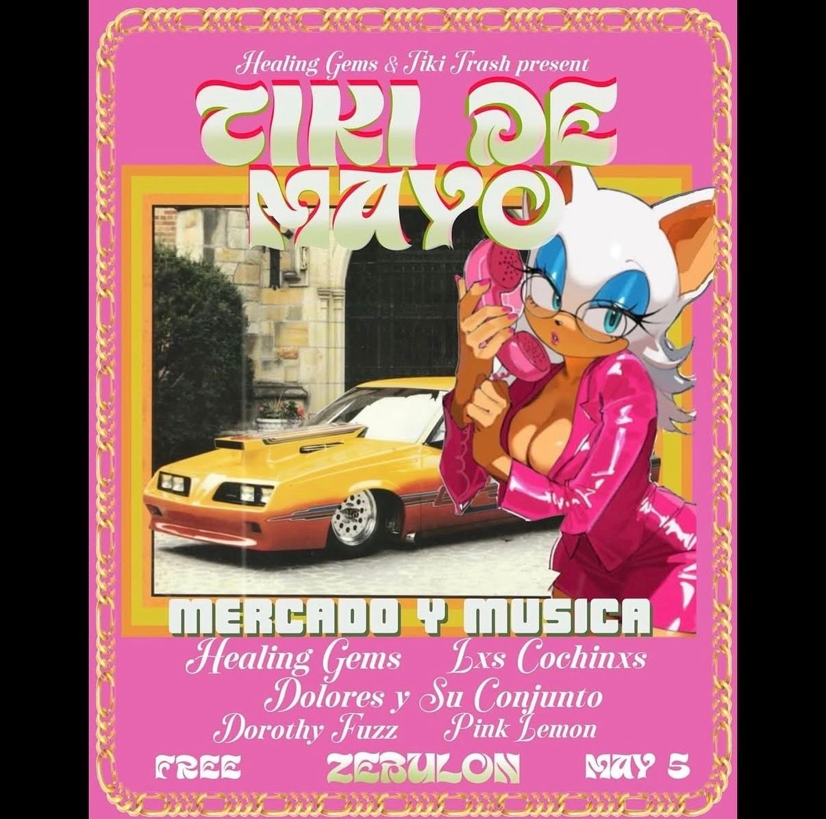 Tiki de Mayo: Mercado y Musica
