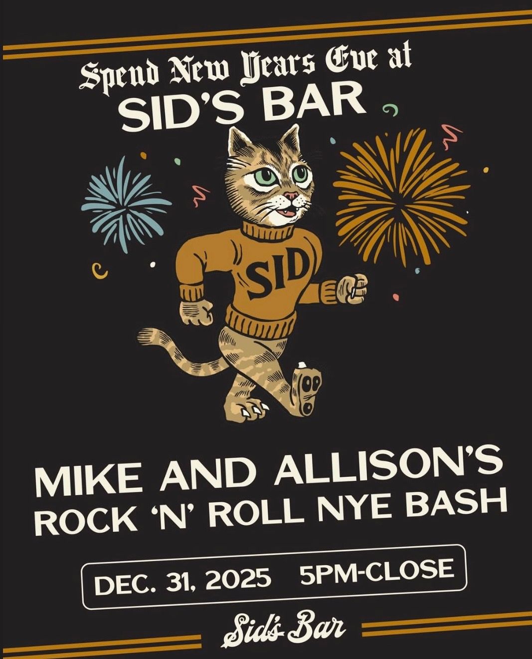 Mike and Allison’s Rock ‘N’ Roll NYE Bash