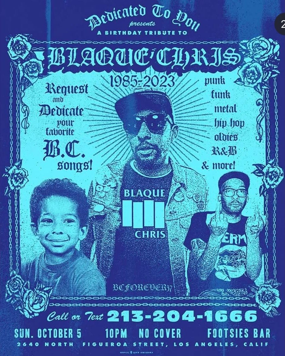 Dedicated to You - A Birthday Tribute to Blaque Chris