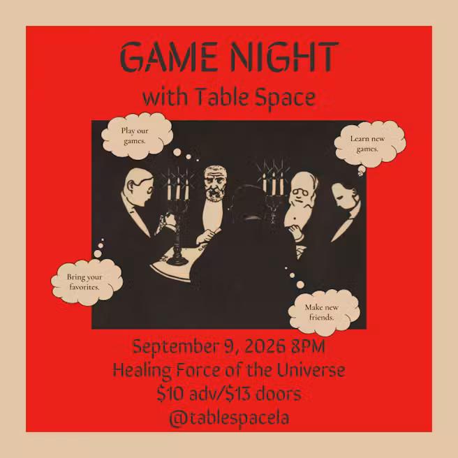 Game Night with Table Space