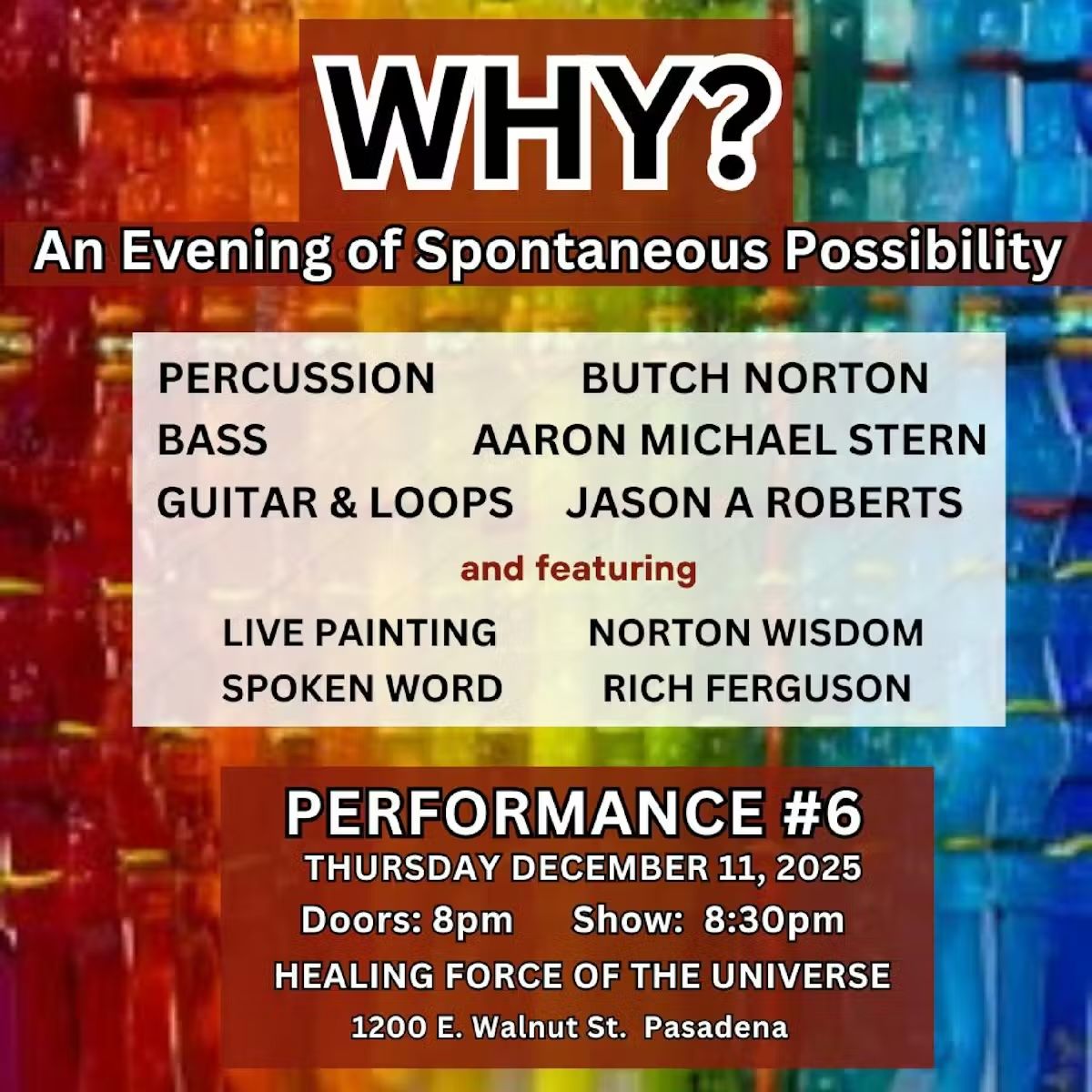 Why? #6: Norton / Stern / Roberts / Wisdom / Ferguson