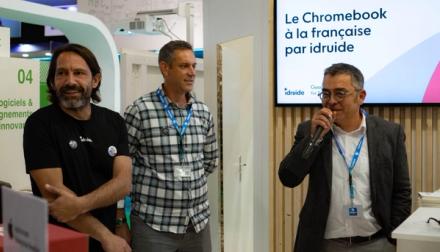 atelier dirigé par Eric Thomas sur le stand SCC