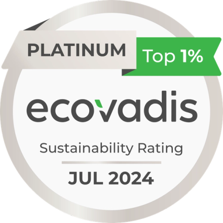 medaille platinum Ecovadis Top 1%