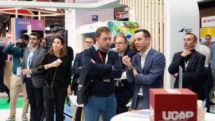 convivialité sur le stand