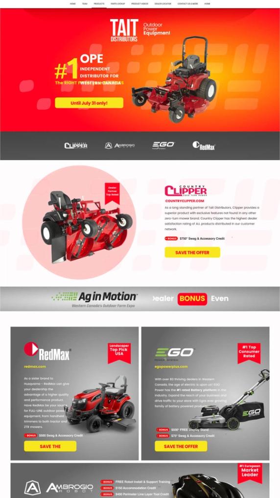 Event Landing Page